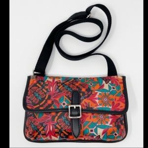 Fossil Coated Canvas Crossbody Bag